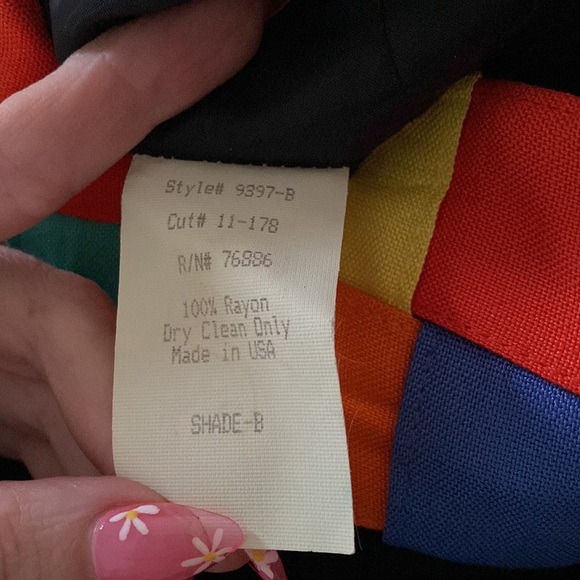 90s color block culottes shorts‎ - Picture 8 of 8